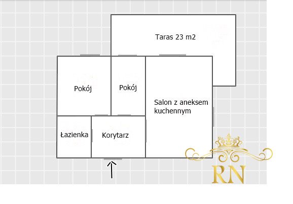 Mieszkanie trzypokojowe na sprzedaż Lubartów, Piaskowa  50m2 Foto 9