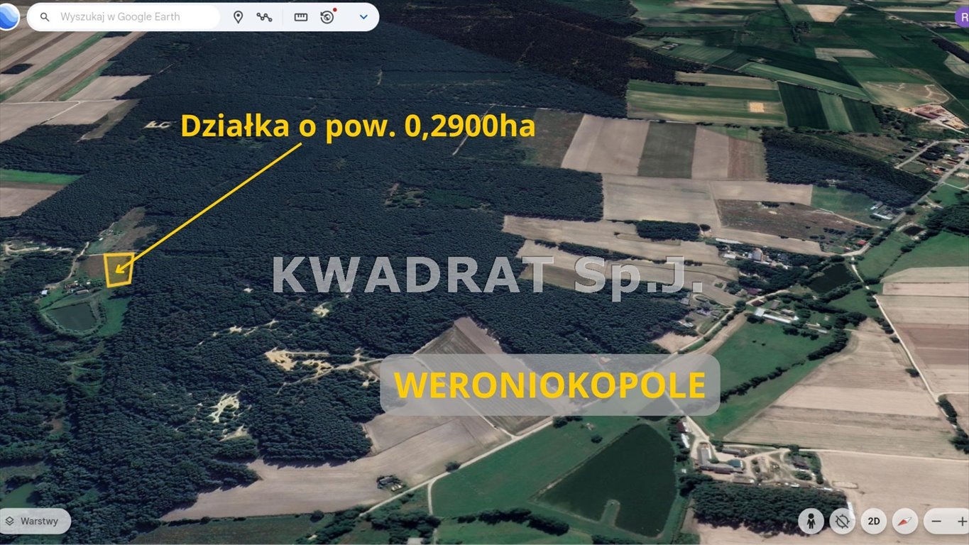 Działka budowlana na sprzedaż Weronikopole  2 900m2 Foto 2