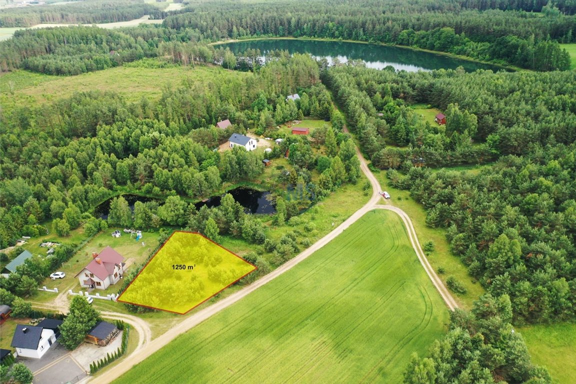 Działka budowlana na sprzedaż Zakrzewo  1 250m2 Foto 1