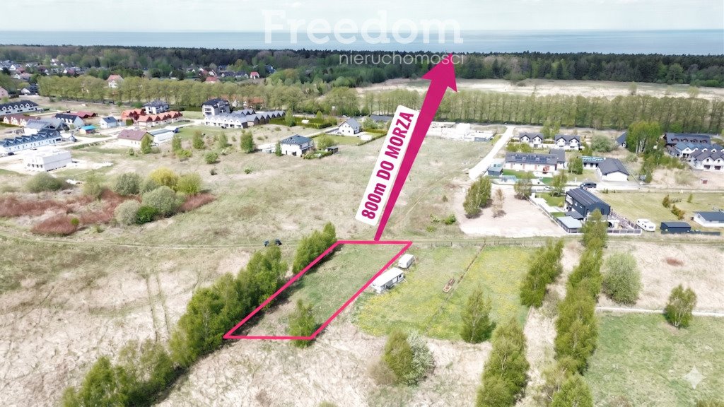 Działka budowlana 804 m² w Mielnie - blisko morza Mielno, Spokojna  804m2 Foto 1