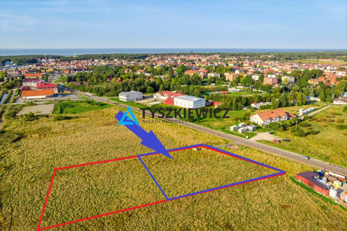 Działka przemysłowo-handlowa na sprzedaż Łeba, Aleja św. Mikołaja  2 850m2 Foto 1