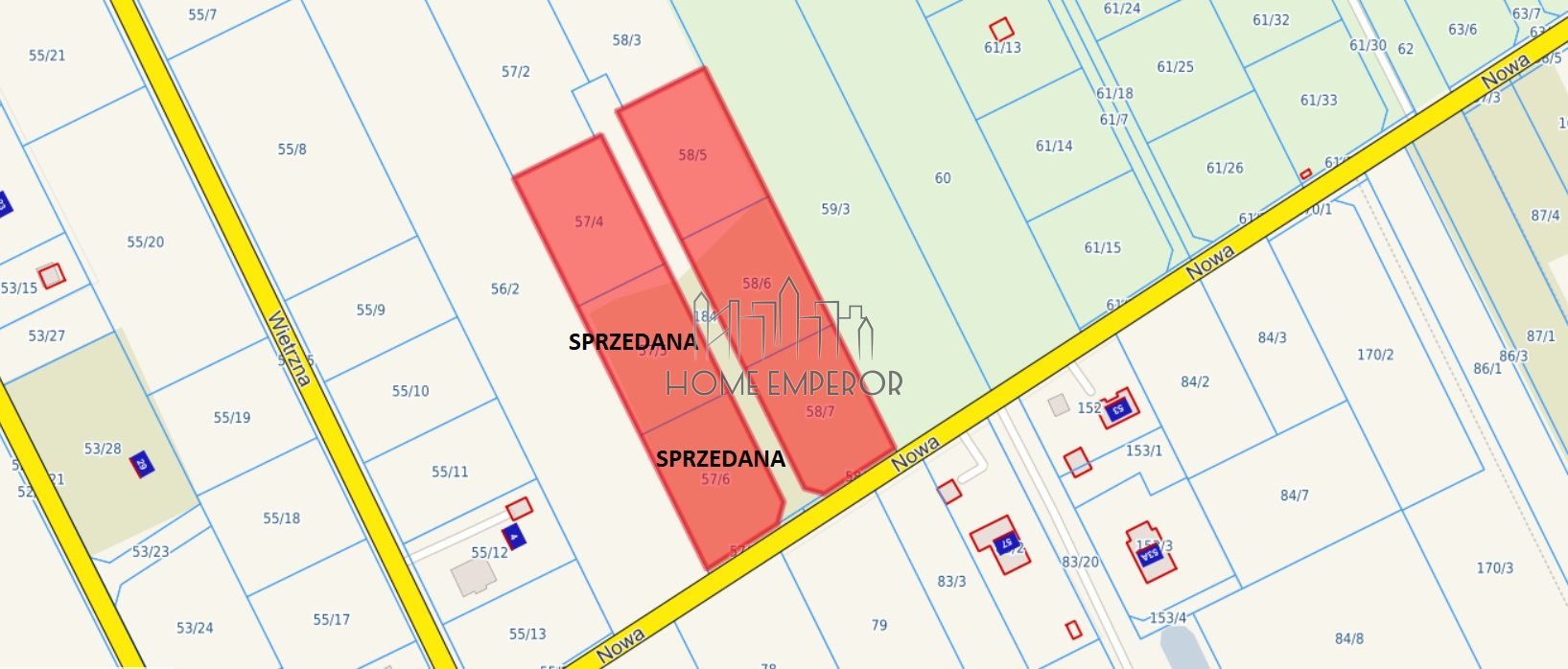 Działka budowlana na sprzedaż Krakowiany, Nowa  1 500m2 Foto 3