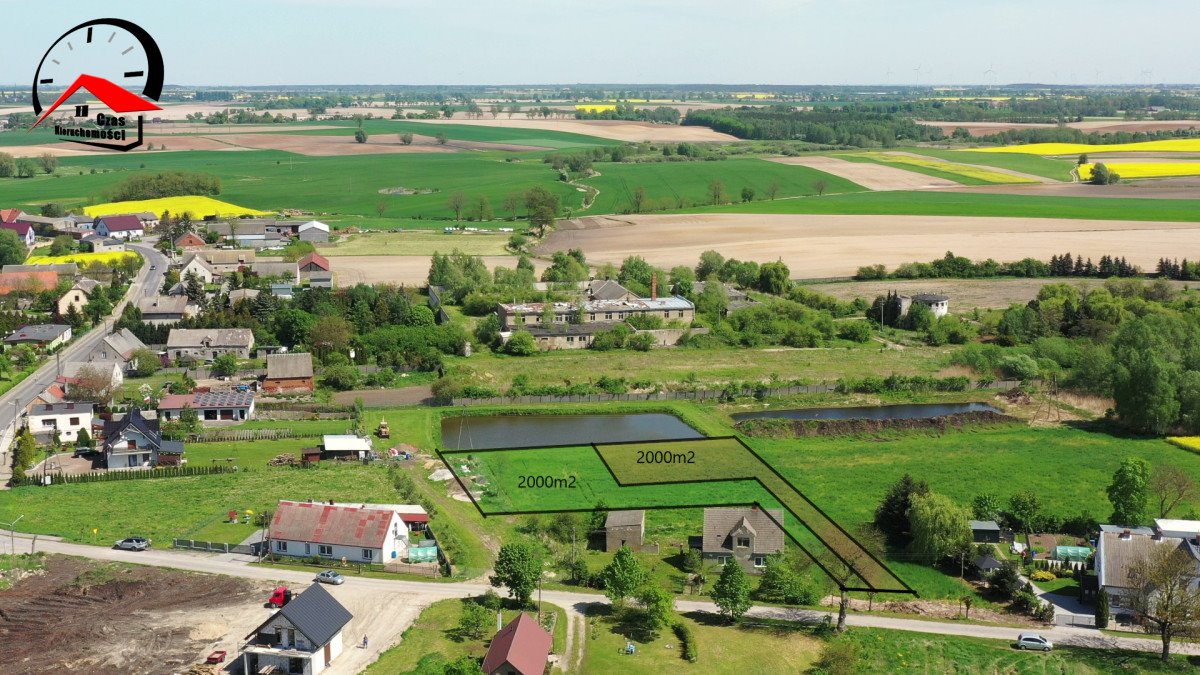 Działka budowlana na sprzedaż Parlinek  2 000m2 Foto 1