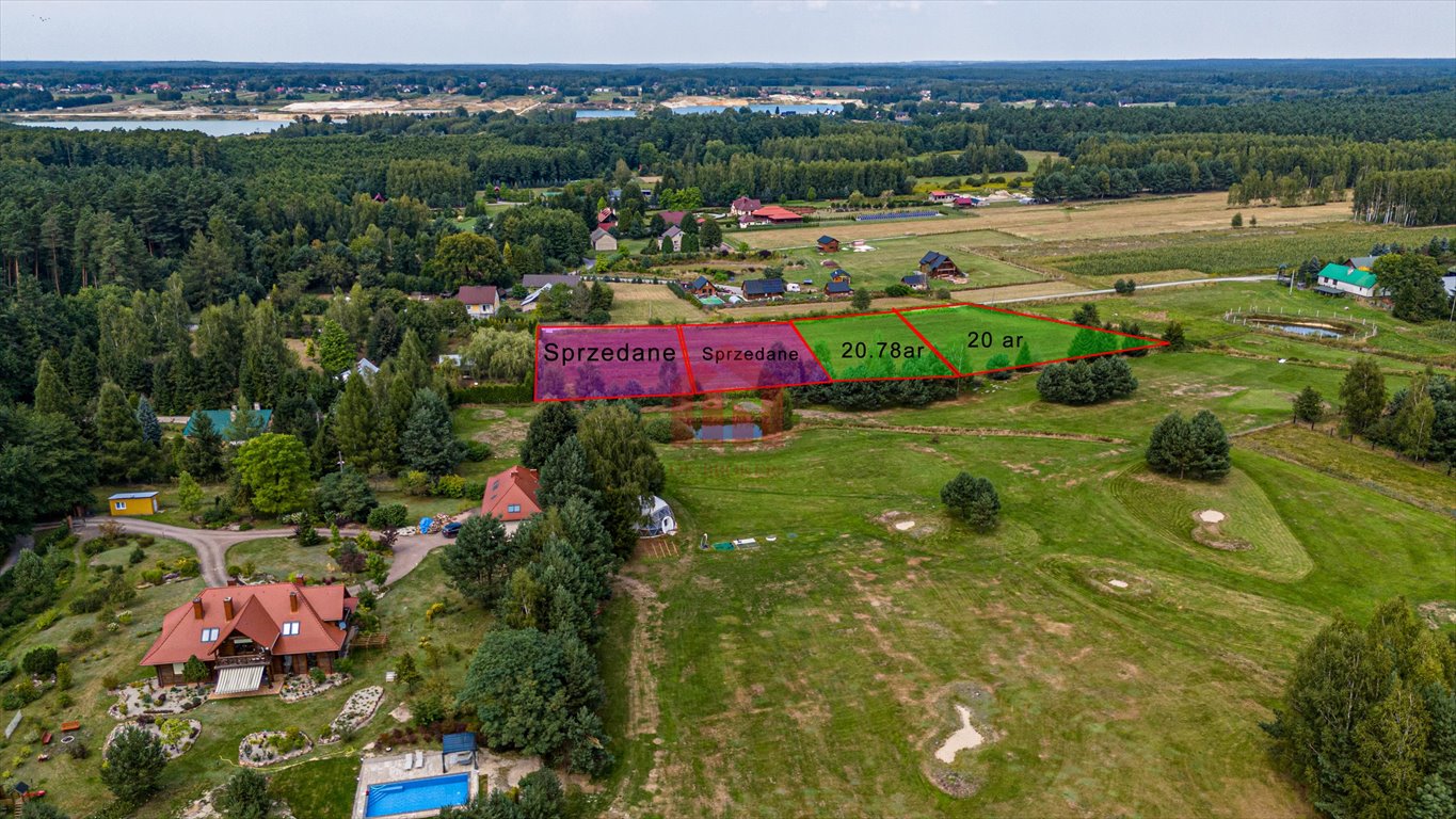 Działka budowlana na sprzedaż Krzywa  2 000m2 Foto 4