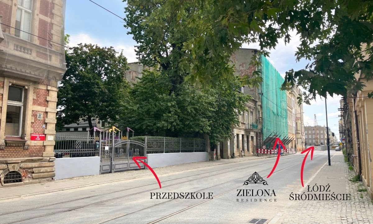 Mieszkanie trzypokojowe na sprzedaż Łódź, Polesie, Zielona  52m2 Foto 5