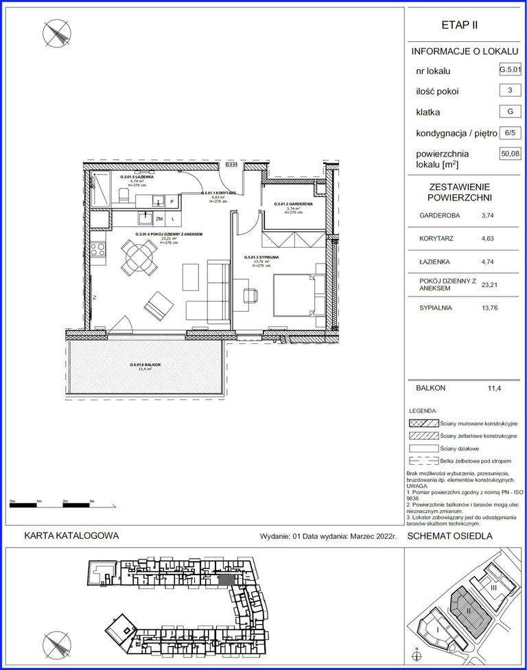 Mieszkanie trzypokojowe na sprzedaż Szczecin, Łasztownia, Celna  50m2 Foto 3