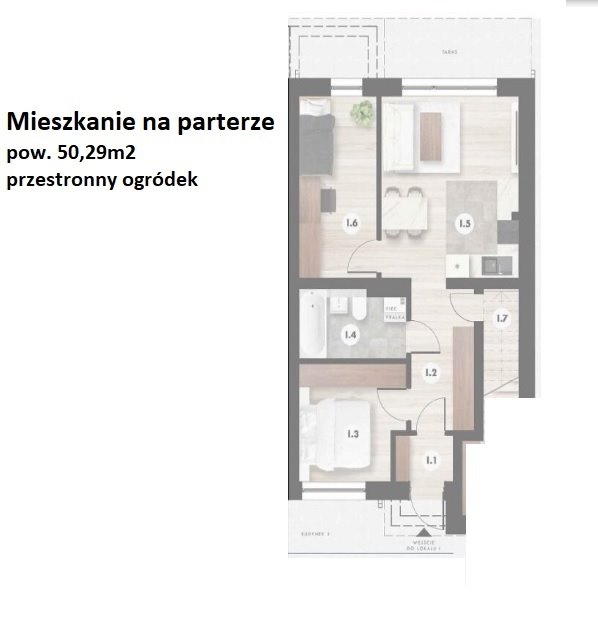 Mieszkanie trzypokojowe na sprzedaż Kielanówka  50m2 Foto 2