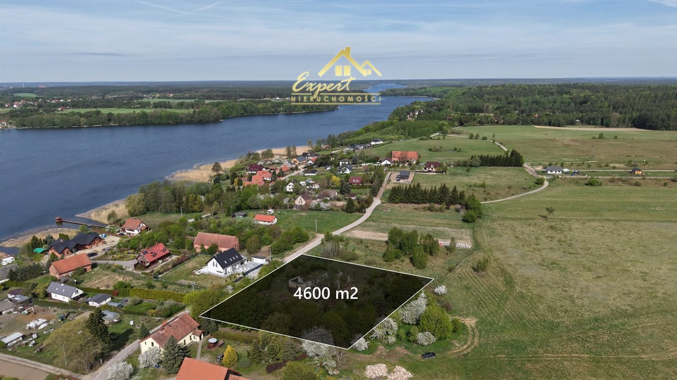 Zapraszam do zakupu działki 4600 m² w Kątnie, blisko jeziora i lasów Kątno  4 600m2 Foto 1