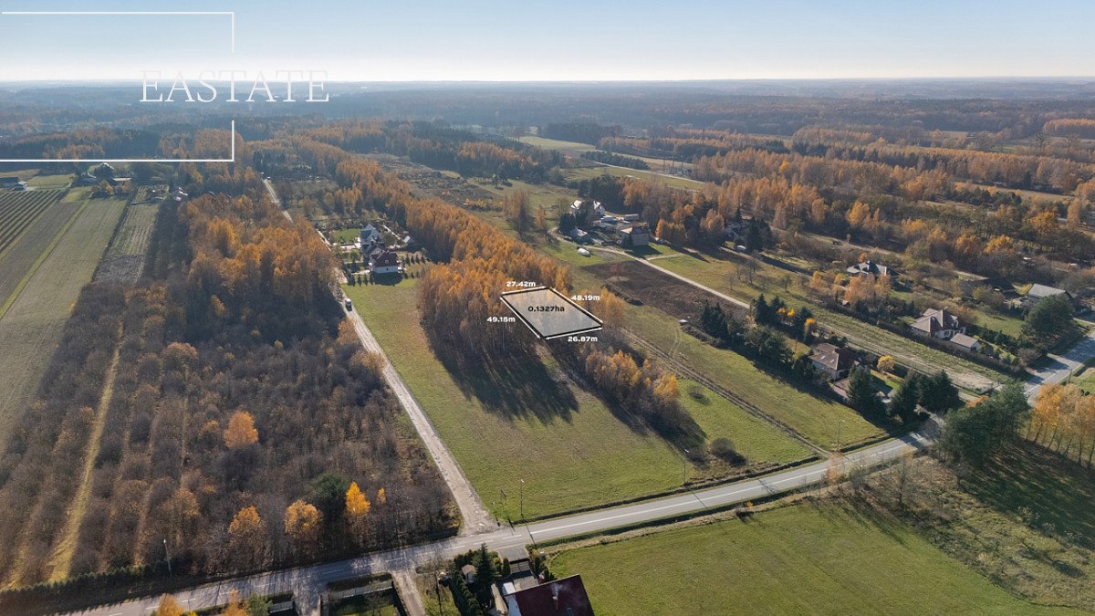 Działka budowlana na sprzedaż Kaleń  1 327m2 Foto 1