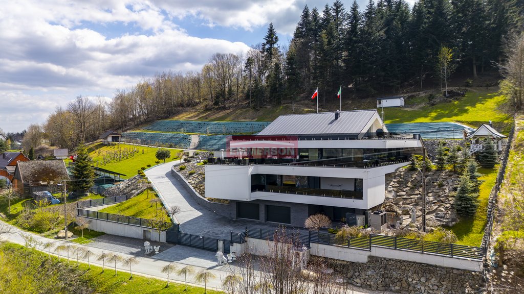 Luksusowa rezydencja 960 m² z prywatnym lasem i panoramicznymi tarasami Myślenice, Chełm  960m2 Foto 1