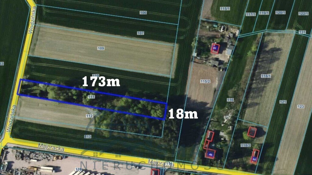 Działka 3 114 m² z lasem, prąd i woda, 30 min od Łodzi Wodzin Majoracki, Wodzińska  3 114m2 Foto 1