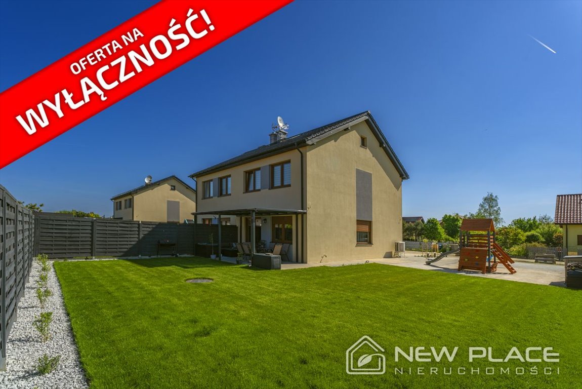 Nowoczesny dom z ogrodem i tarasem, 145 m², Wilkszyn Wilkszyn, Szczęśliwa  146m2 Foto 1