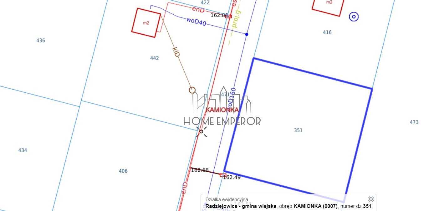 Działka budowlana na sprzedaż Kamionka, Brzozowa  900m2 Foto 3