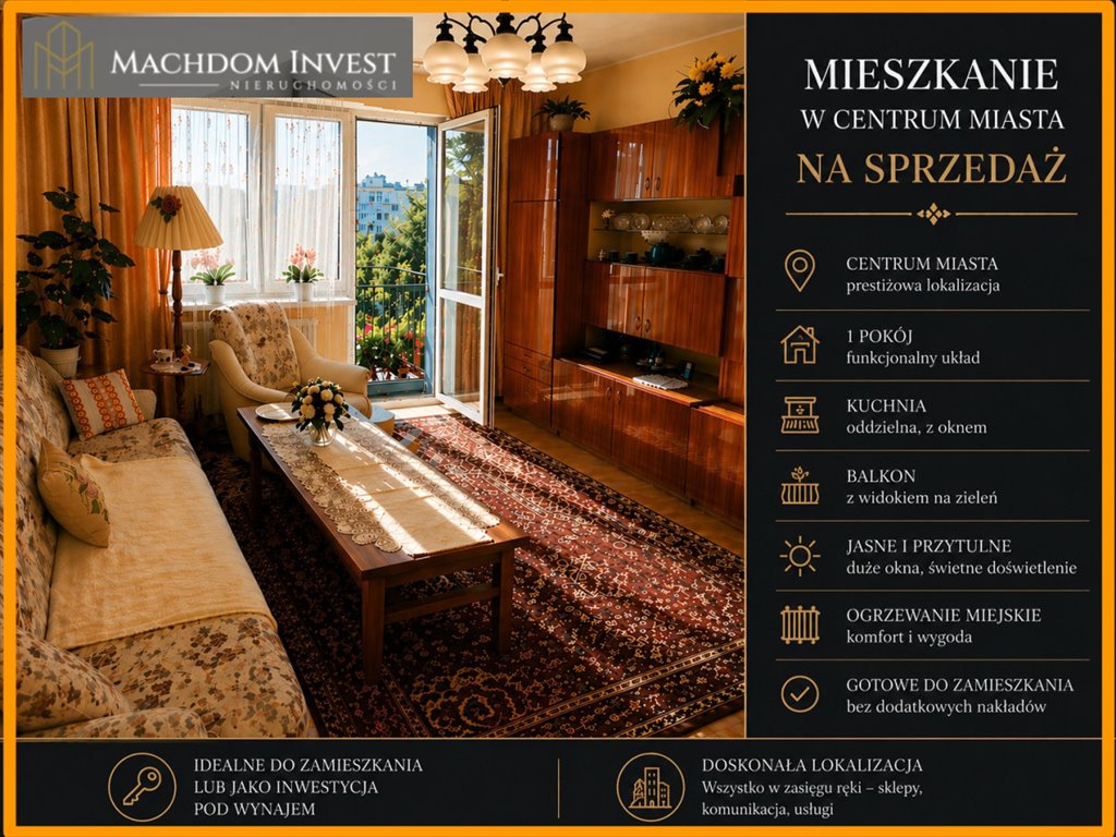 Centrum Rypina! Słoneczne 34 m2 z balkonem i komórką Rypin  34m2 Foto 1