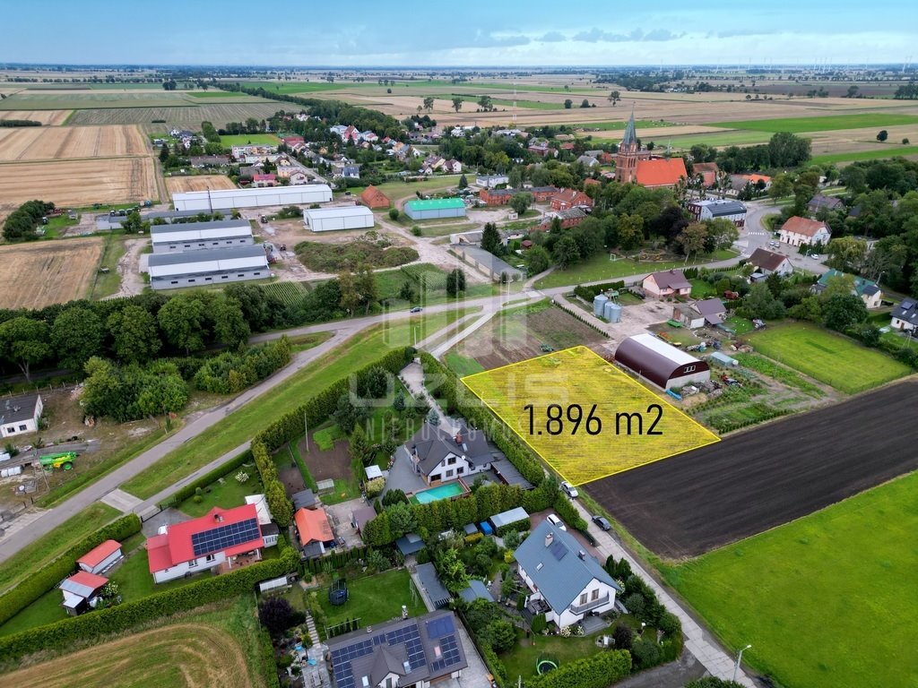 Działka budowlana 1896 m² w spokojnej okolicy - media, dojazd Lichnowy, Tczewska  1 896m2 Foto 1