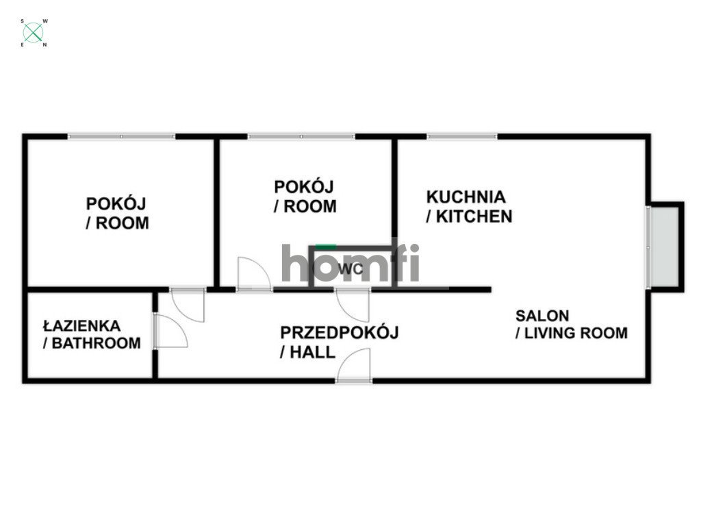 Mieszkanie trzypokojowe na sprzedaż Kraków, Prądnik Czerwony, Prądnik Czerwony, Franciszka Bohomolca  60m2 Foto 8