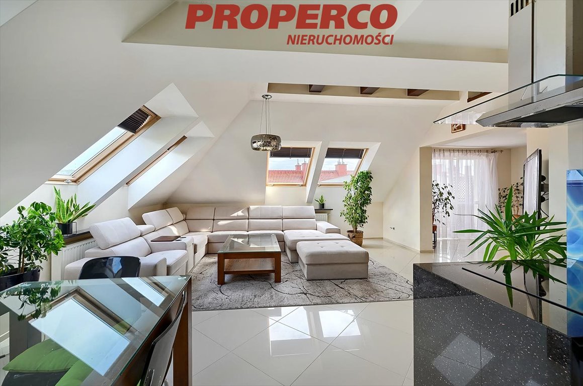 Dwupoziomowe 136 m2 apartament z balkonem - pełne wyposażenie Kielce, Psie Górki, Jana Kochanowskiego  136m2 Foto 1