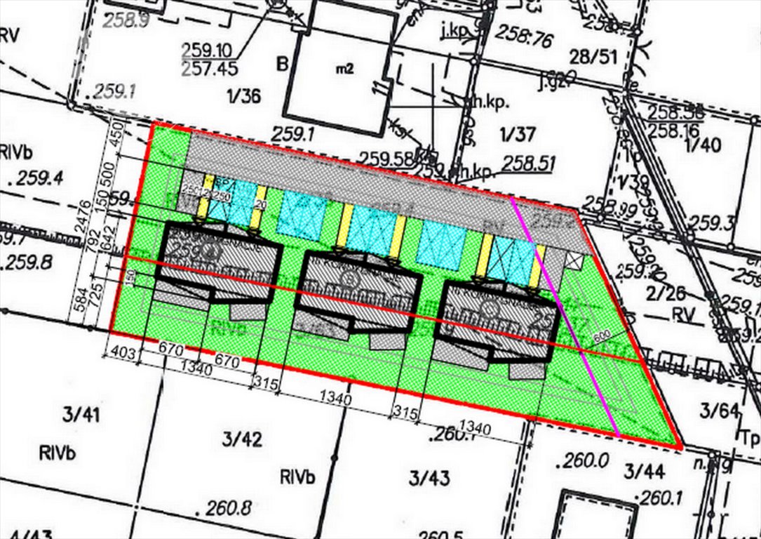 Działka pod zabudowę z gotowym projektem, 1437 m² Częstochowa, Kiedrzyn, Wisławy Szymborskiej  1 437m2 Foto 1