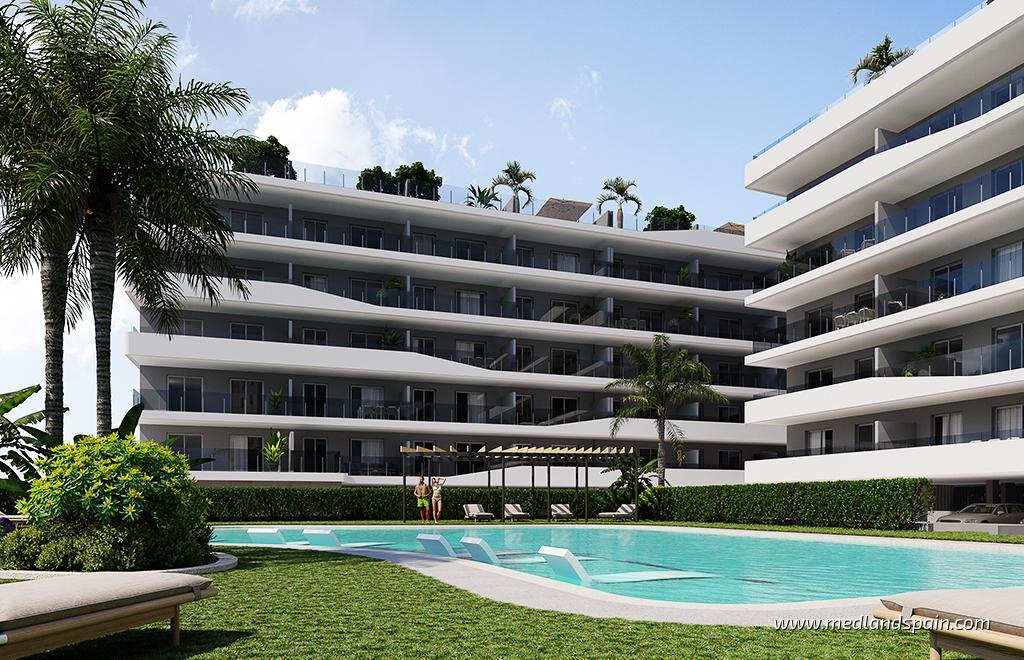 Nowoczesne mieszkanie 2 sypialnie, blisko plaży w Santa Pola Hiszpania, Santa Pola  121m2 Foto 1