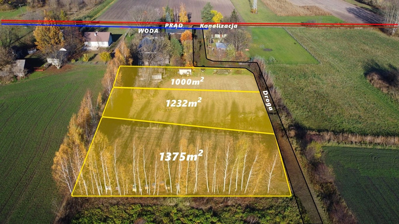 Działka budowlana na sprzedaż Kampinos A  1 375m2 Foto 9