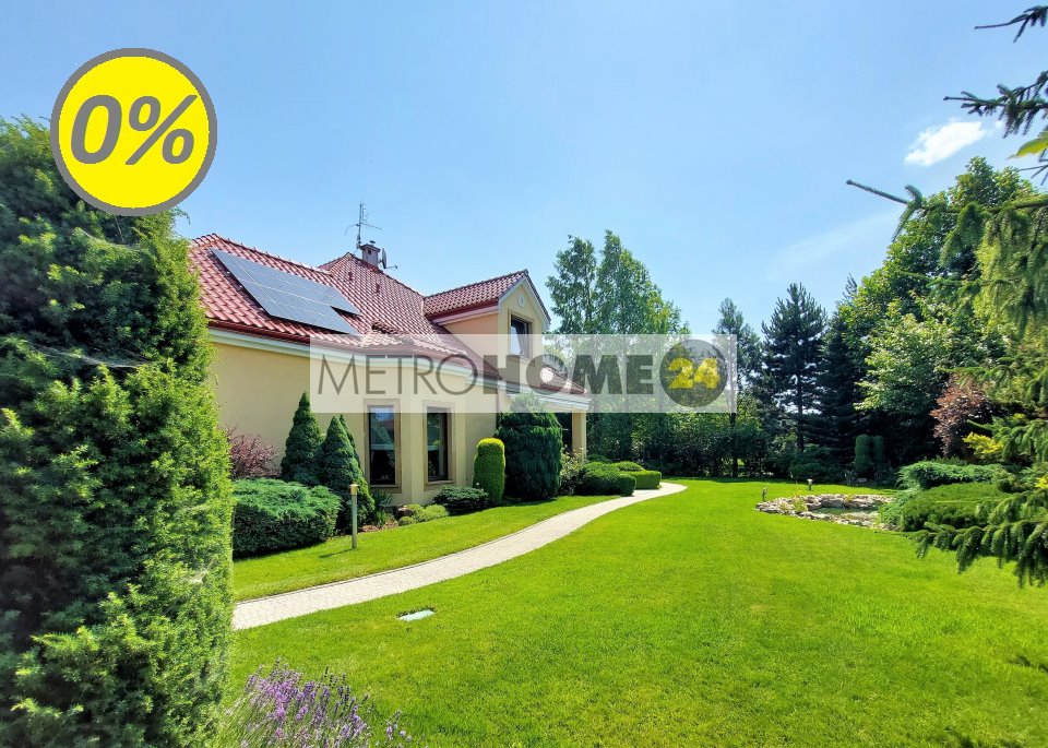 Ekskluzywny dom z garażem, 485 m2, ogród, klimatyzacja Warszawa, Wilanów, Powsinek  485m2 Foto 1