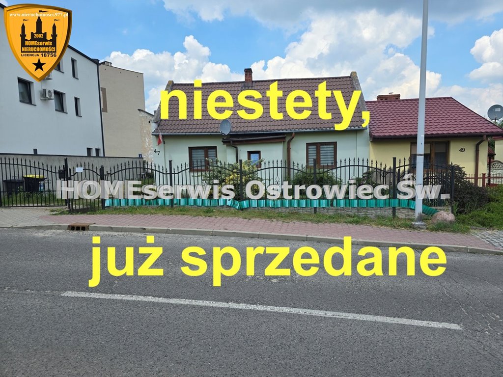 Działka z domem do remontu, garaż, 2647 m², Ostrowiec Ostrowiec Świętokrzyski, Stawki  65m2 Foto 1