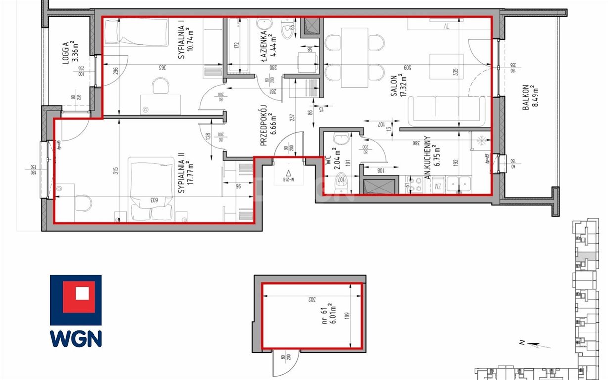 Mieszkanie trzypokojowe na sprzedaż Lublin, Felin, Felin  66m2 Foto 1
