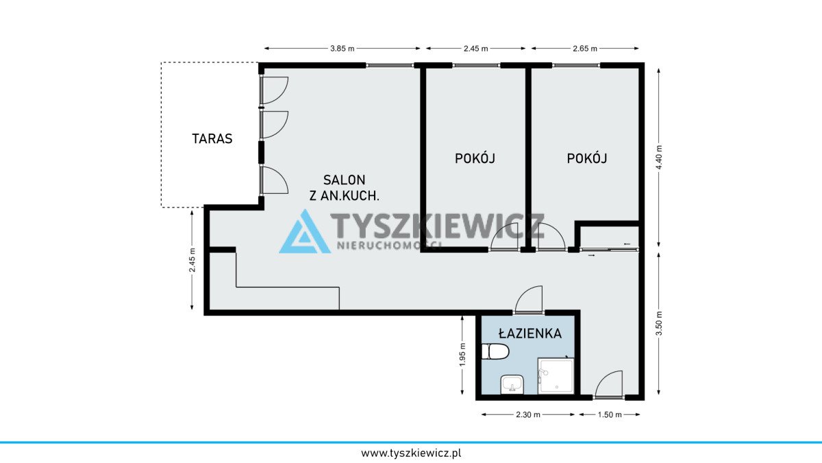 Mieszkanie trzypokojowe na sprzedaż Kościerzyna, Stanisława Moniuszki  68m2 Foto 4