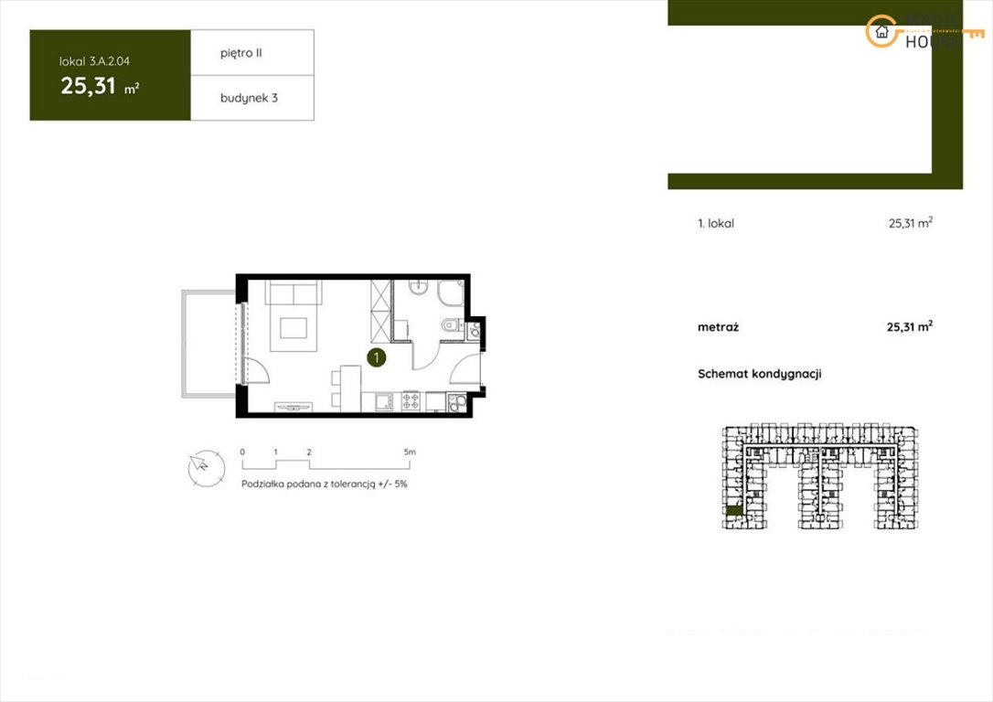 Do sprzedania nowoczesny apartament inwestycyjny 42 m² w Gdańsku Gdańsk, Młyniska, Twarda  25m2 Foto 1
