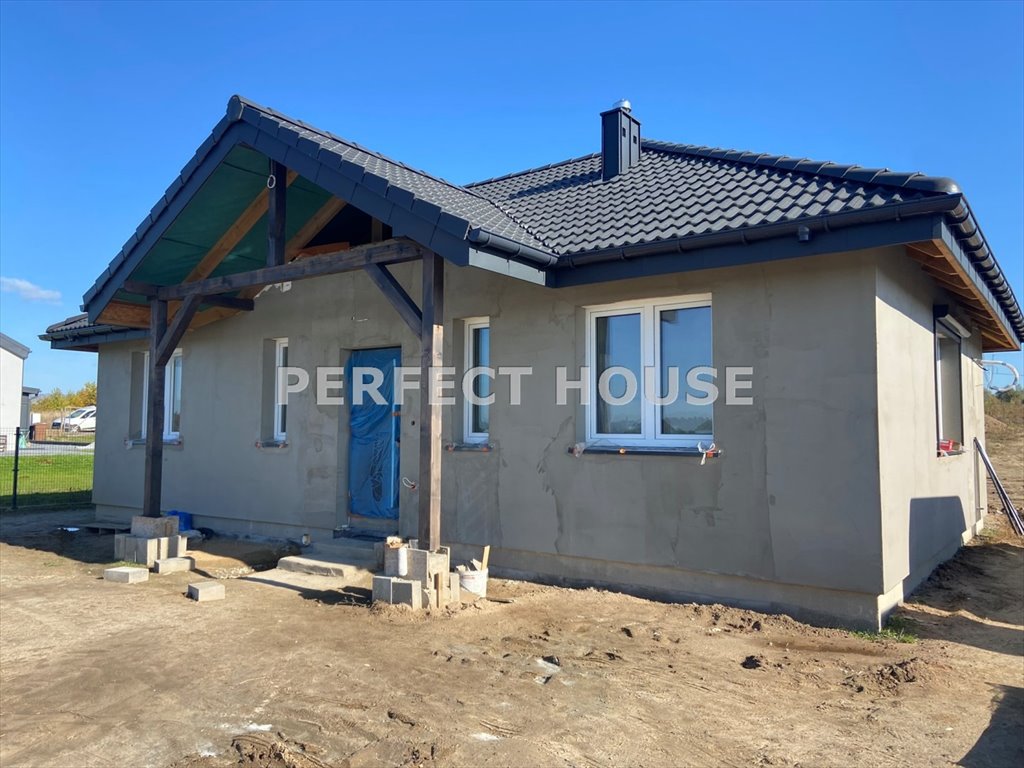 Polecam nowoczesny dom 73,7 m² z tarasem przy jeziorze Kierskie Rogierówko  74m2 Foto 1