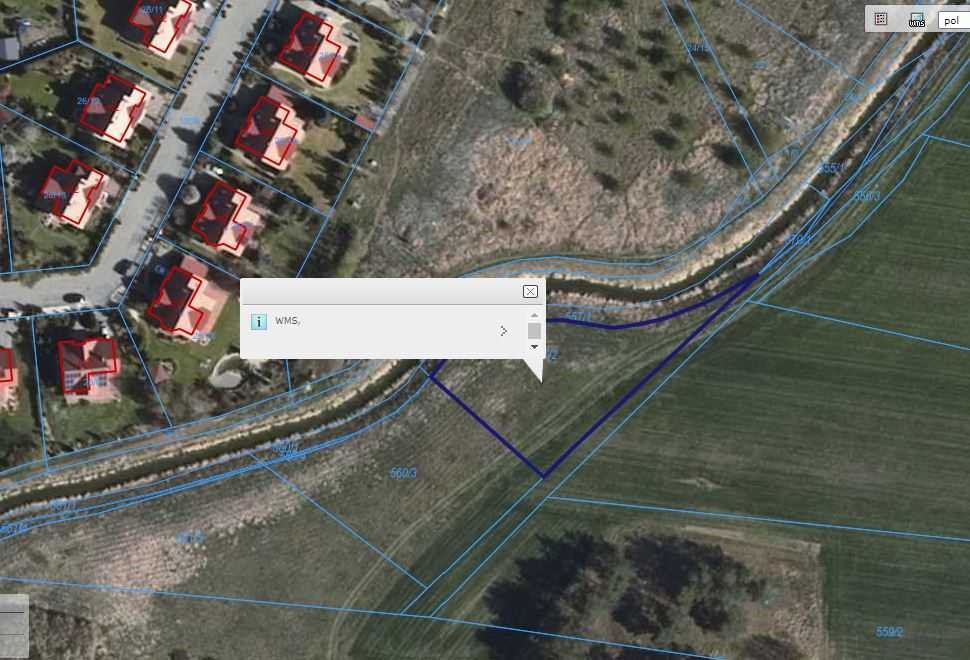 Działka 1963 m² przy rzecze Wierzbiak, jezioro Koskowickie Grzybiany, Ziemnice  1 963m2 Foto 1