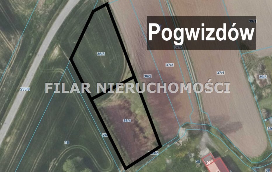 Działka inna na sprzedaż Pogwizdów  1 500m2 Foto 1