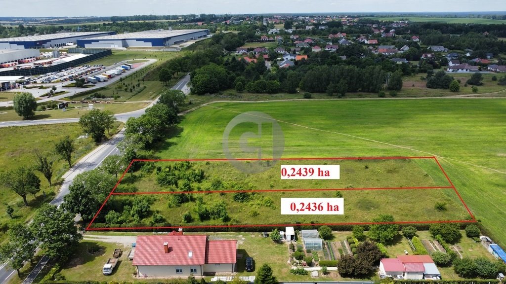 Działka inwestycyjna 2440 m² z mediami (MPZP) Gorzów Gorzów Wielkopolski, Chróścik  2 439m2 Foto 1