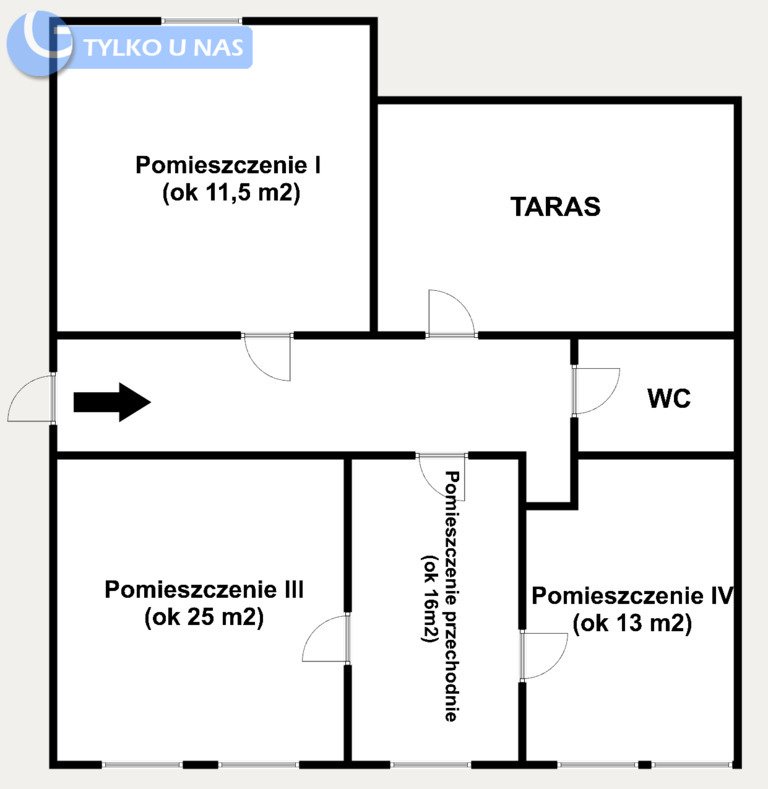 Lokal użytkowy na wynajem Kraków, Dębniki, Dębniki, Zamkowa  86m2 Foto 9