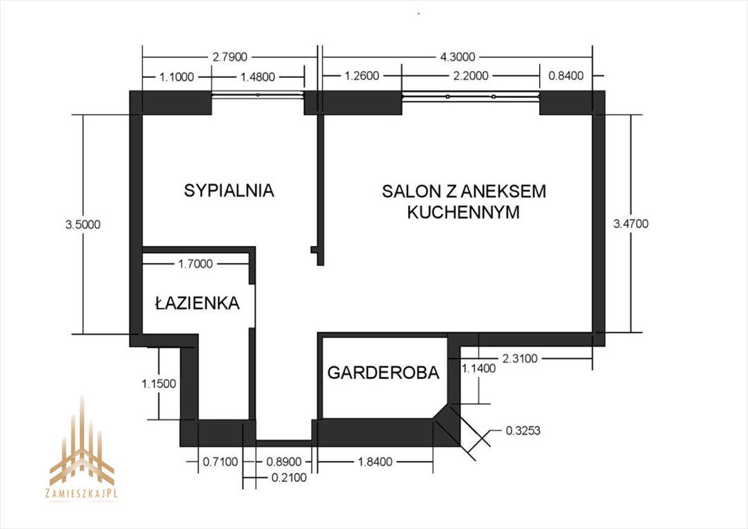 Mieszkanie dwupokojowe na sprzedaż Warszawa, Wola Mirów, Waliców  30m2 Foto 10