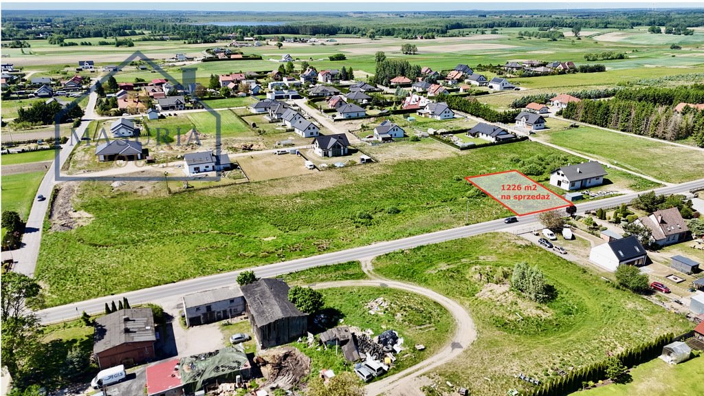 Działka 1226 m² w Wikielcu z mediami - zapraszam Wikielec, Rumiankowa  1 226m2 Foto 1
