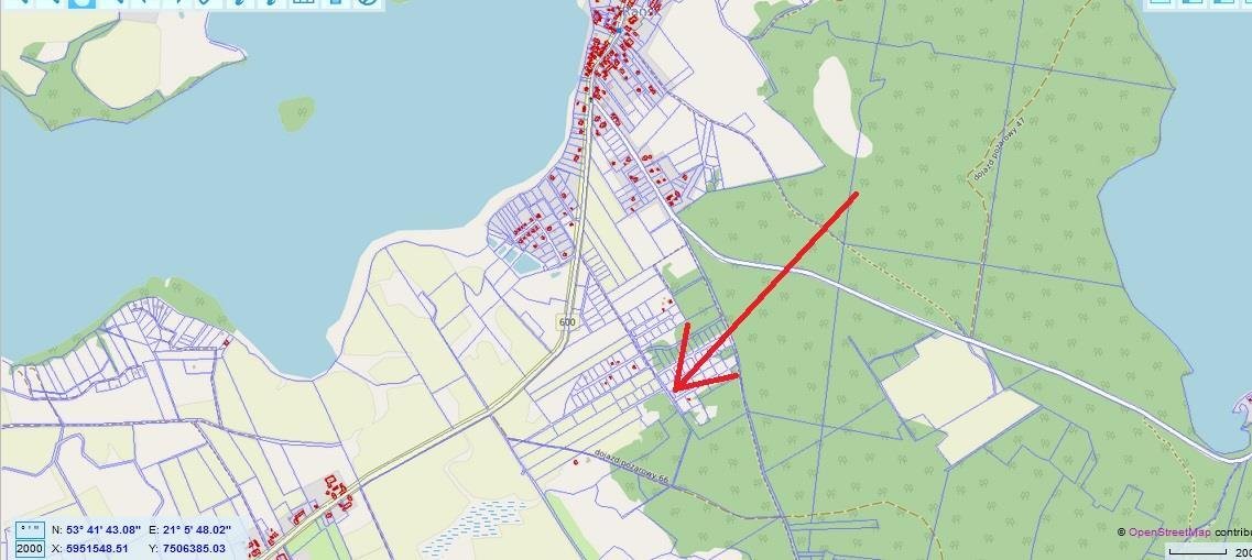 Na sprzedaż działka rekreacyjna 1079 m² w Rańsku, blisko jezior Rańsk  1 079m2 Foto 1
