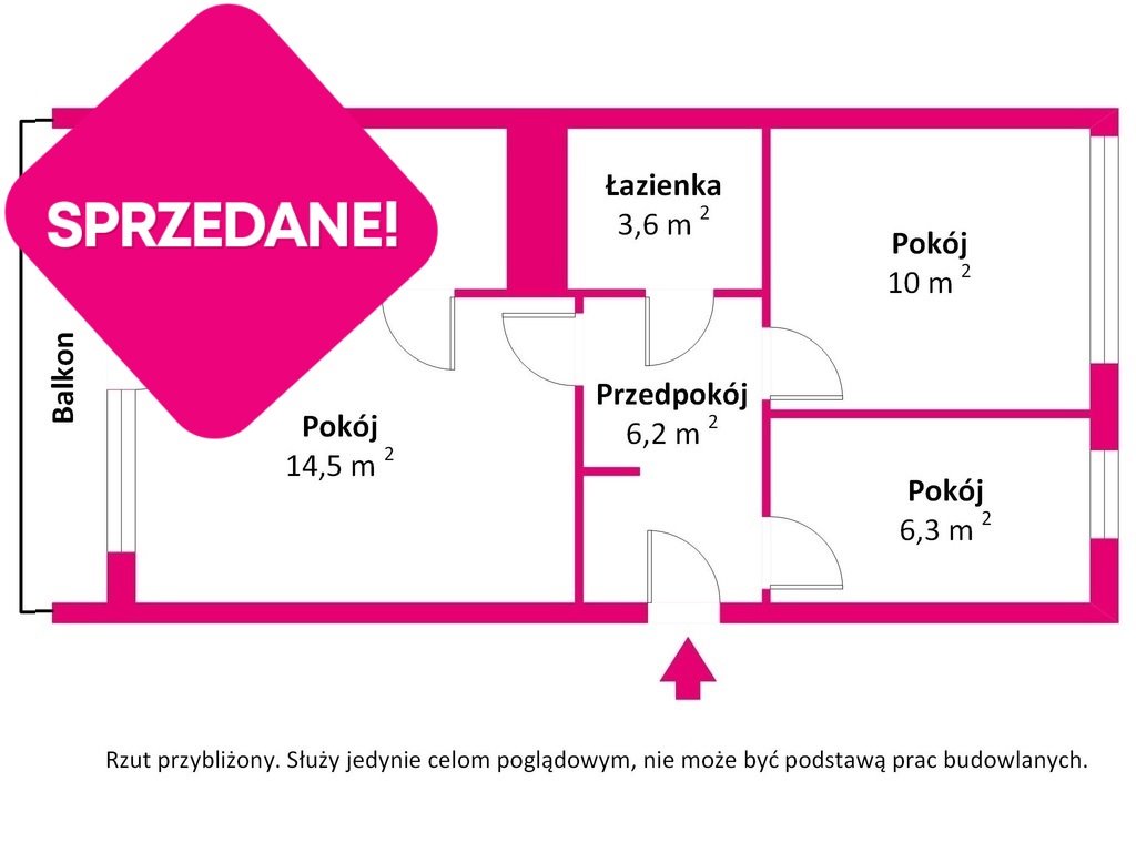 Mieszkanie trzypokojowe na sprzedaż Warszawa, Ostrobramska  48m2 Foto 14