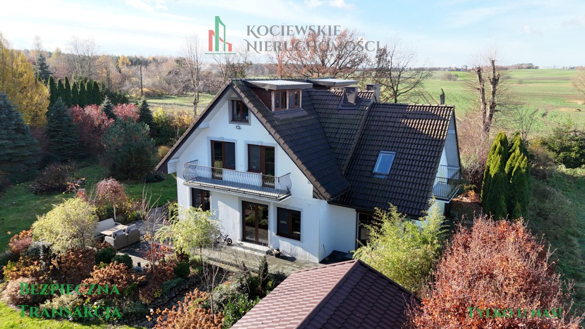 Ekskluzywna willa z lasem - 4800 m² działki i wysoki standard Licze, Dębowa  220m2 Foto 1