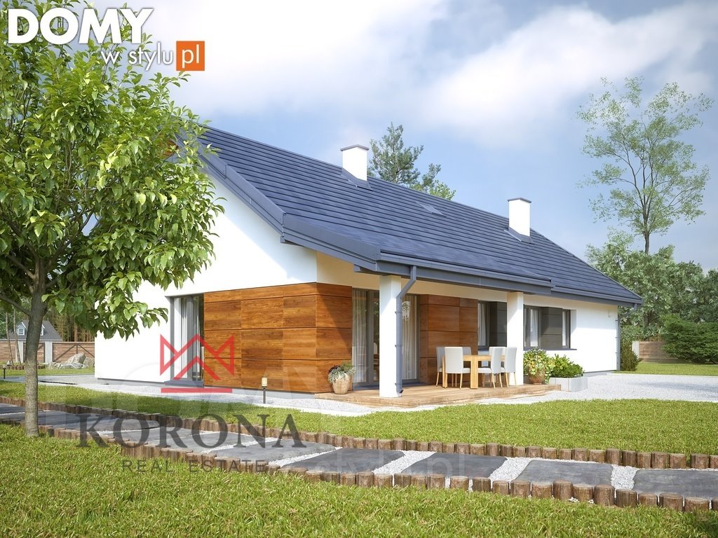 Nowoczesny dom 166 m2 z działką 1715 m2 w Dobrzyniówce Dobrzyniówka  166m2 Foto 1