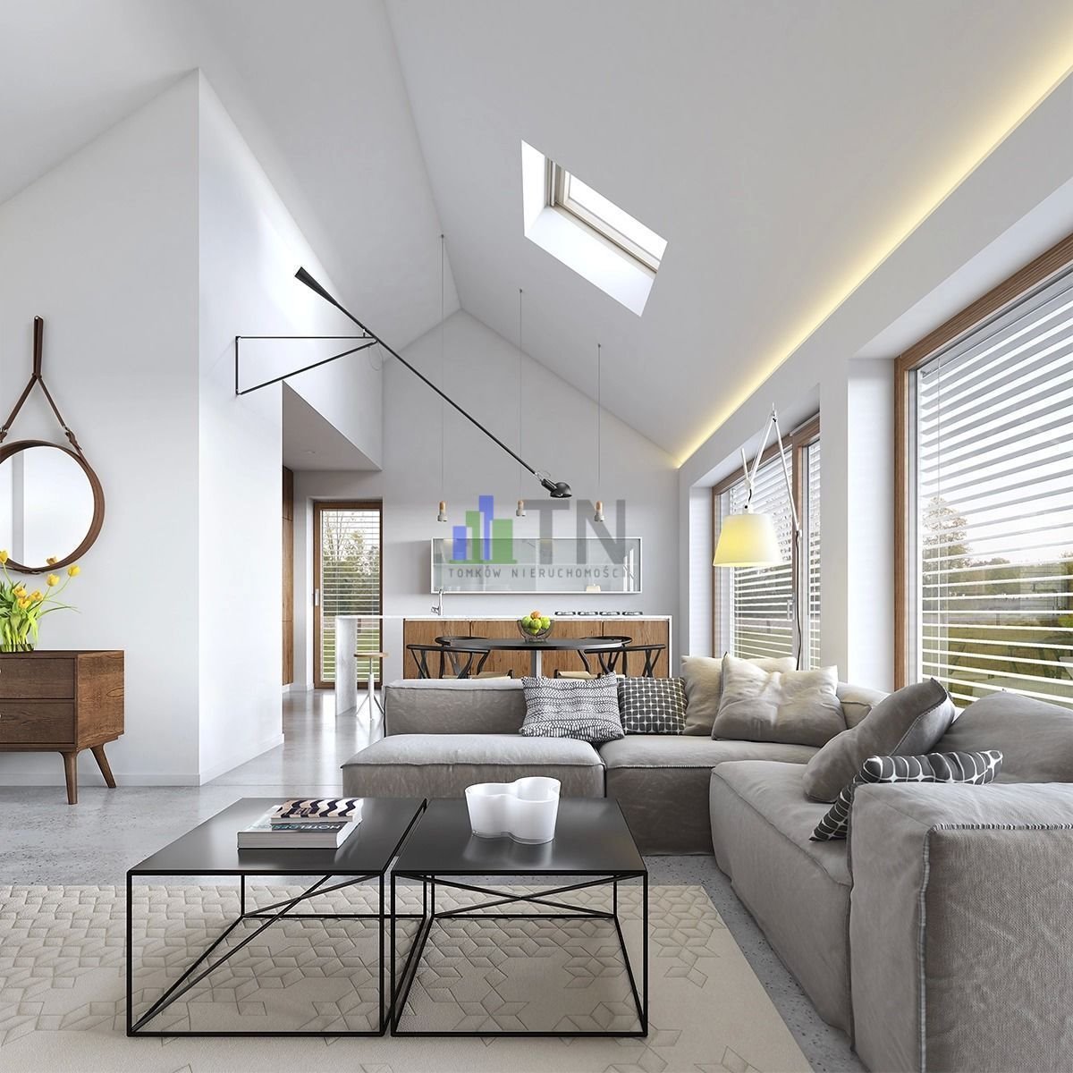 Loftowy dom wolnostojący z dużą działką, blisko PKP Chrząstawa Mała  110m2 Foto 1