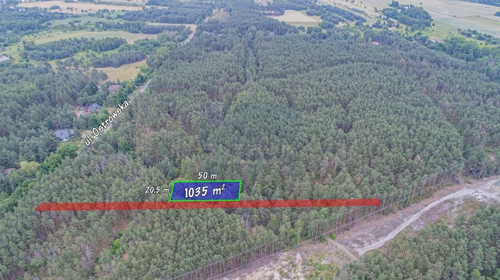 Działka budowlana na sprzedaż Przybynów  1 035m2 Foto 1