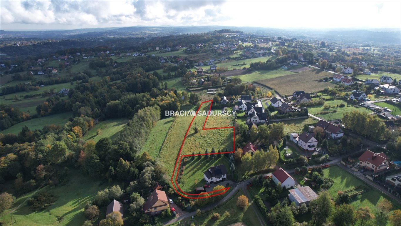 Działka budowlana w Chorowicach - 40 arów, media, MPZP. Chorowice, Leśna  3 958m2 Foto 1