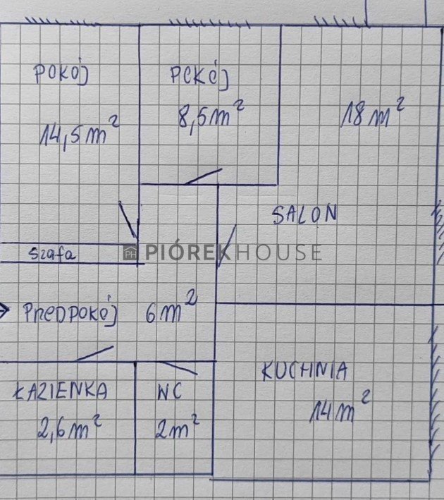 Mieszkanie trzypokojowe na sprzedaż Warszawa, Ochota, Sąchocka  66m2 Foto 8