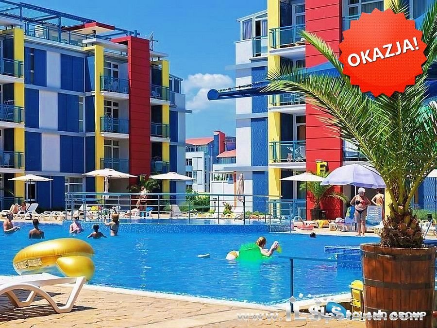 Umeblowane studio 46 m² blisko plaży w Słonecznym Brzegu. Bułgaria, Słoneczny Brzeg Elit IV, ELIT IV  46m2 Foto 1