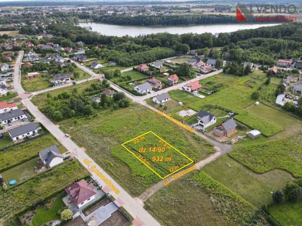 Działka 932 m² pod dom jednorodzinny, pełna infrastruktura - polecam! Pobiedziska, Trociowa  932m2 Foto 1