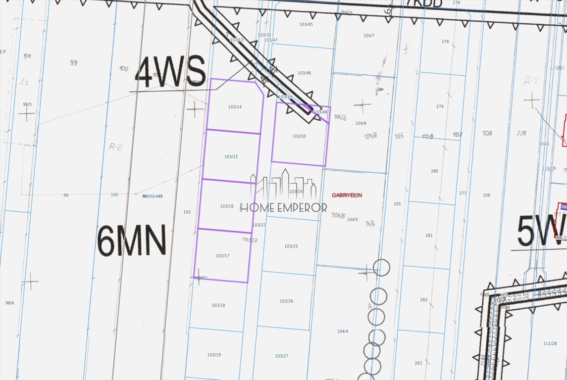 Działka 950 m² pod dom jednorodzinny z mediami. Gabryelin, Polna  950m2 Foto 1