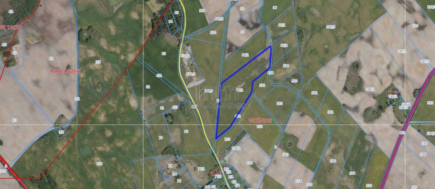 Działki rolne w Mikołajkach z udziałem w drodze, rekreacja Mikołajki  4 195m2 Foto 1