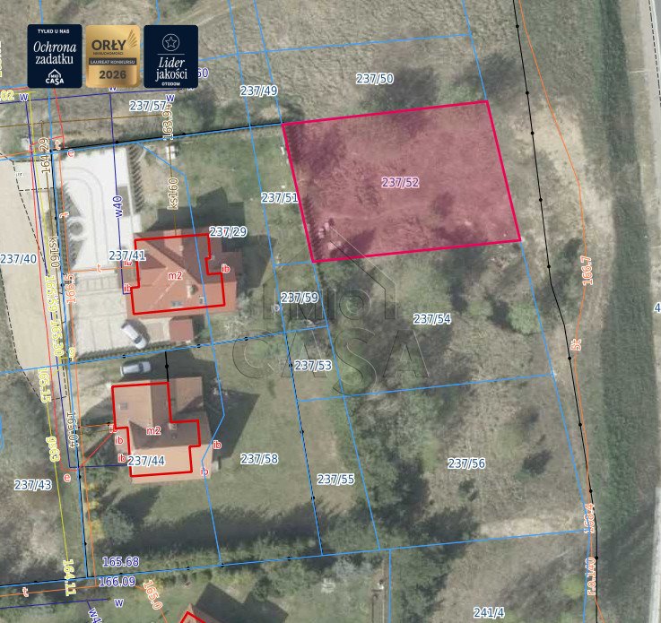 Do sprzedania malownicza działka 2302 m² z mediami i widokiem Marcinkowo  2 302m2 Foto 1