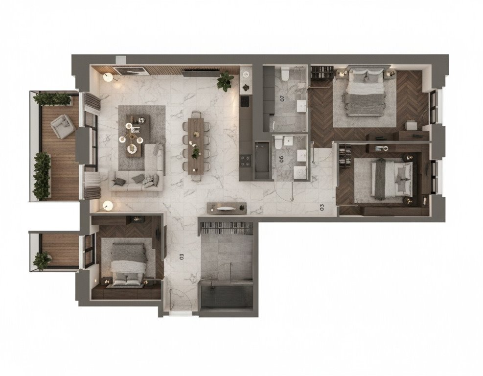 Mieszkanie czteropokojowe  na sprzedaż Kraków, Mogilska  114m2 Foto 1